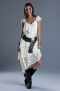 Lara Ruffled Midi Dress