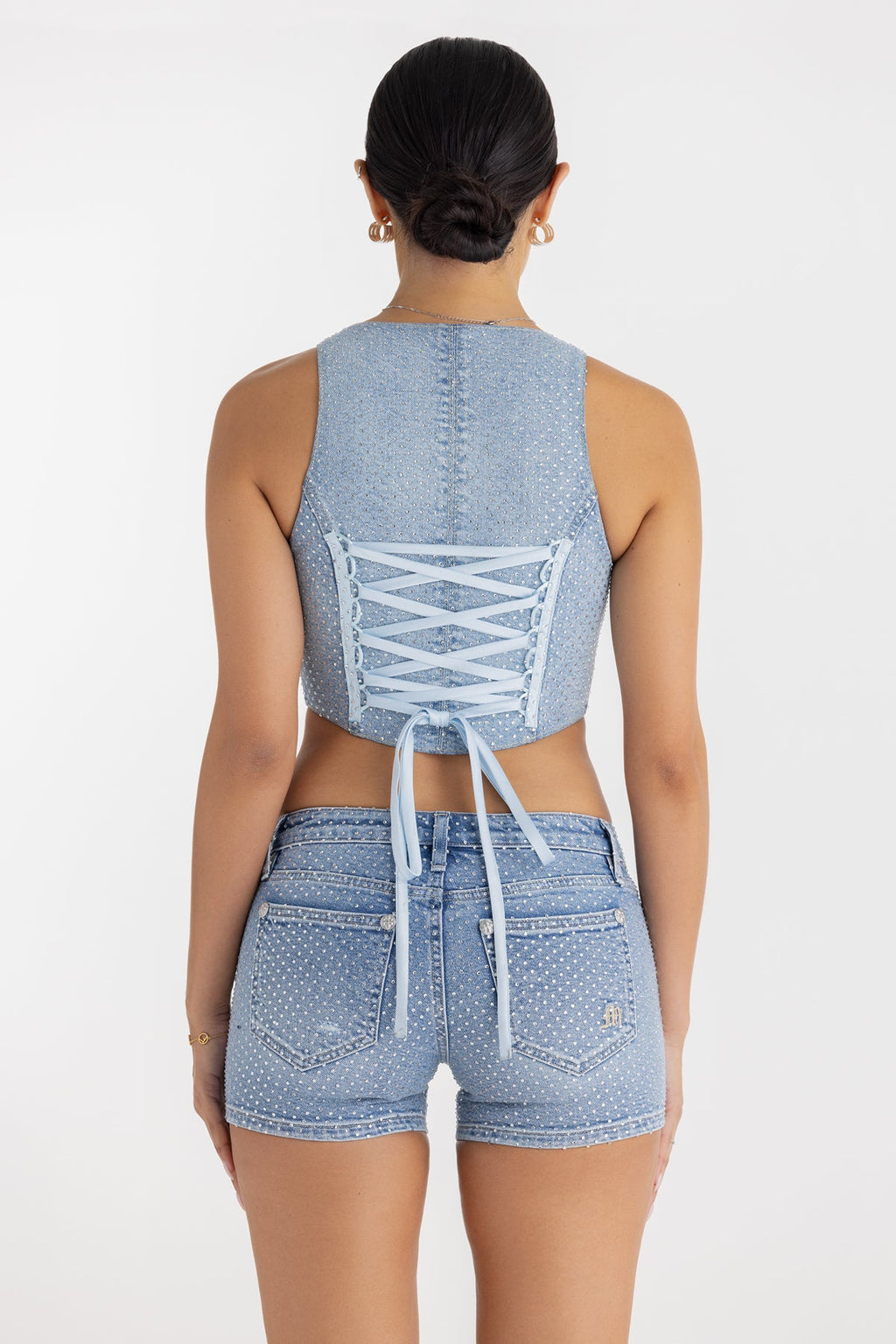 Evy Rhinestone Corset
