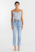 Livia Flare Crop